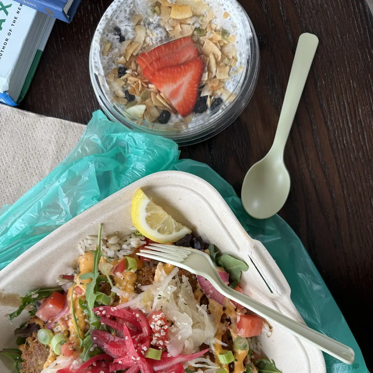 Crispy Chicken and Chia Pudding Both Faves