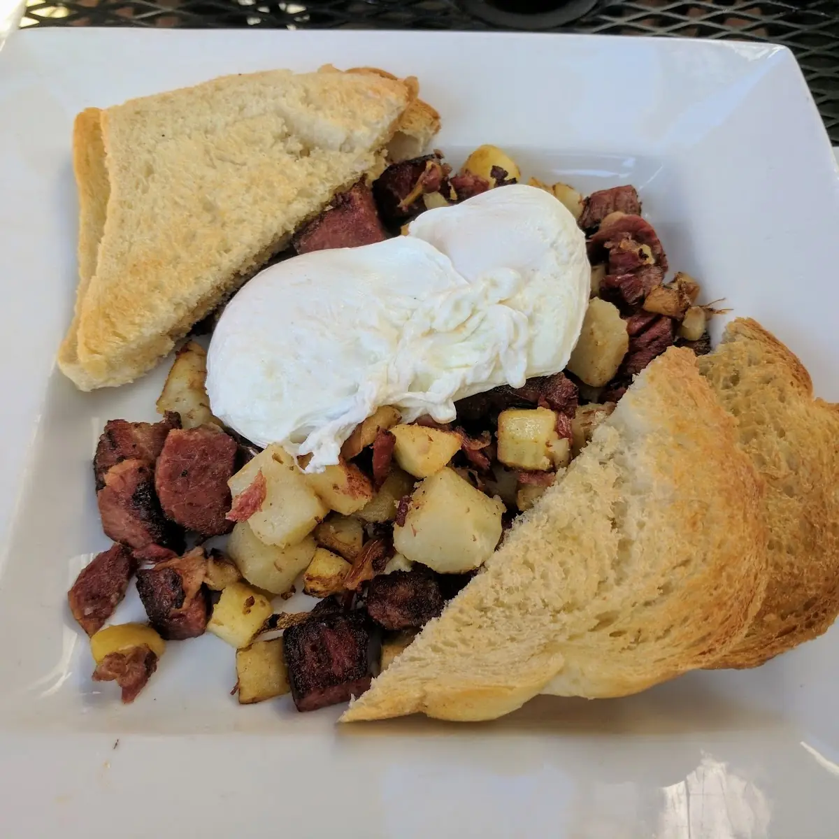 Poached Eggs Potato