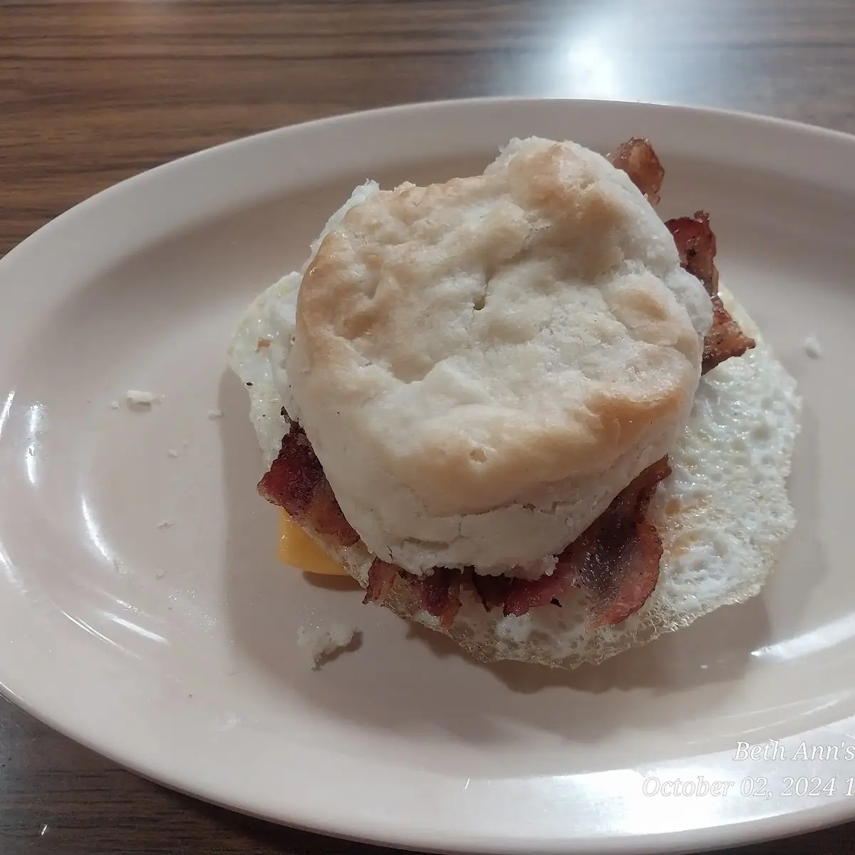 Bacon Egg Cheese Biscuit