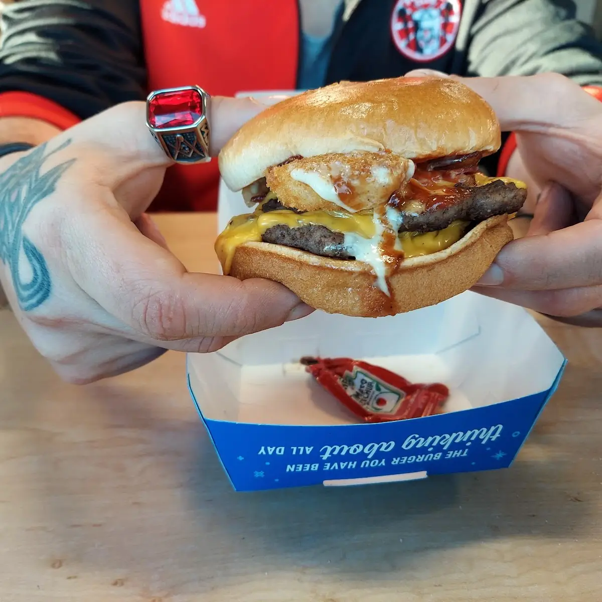 Bacon Two Cheese Deluxe Signature Stackburger