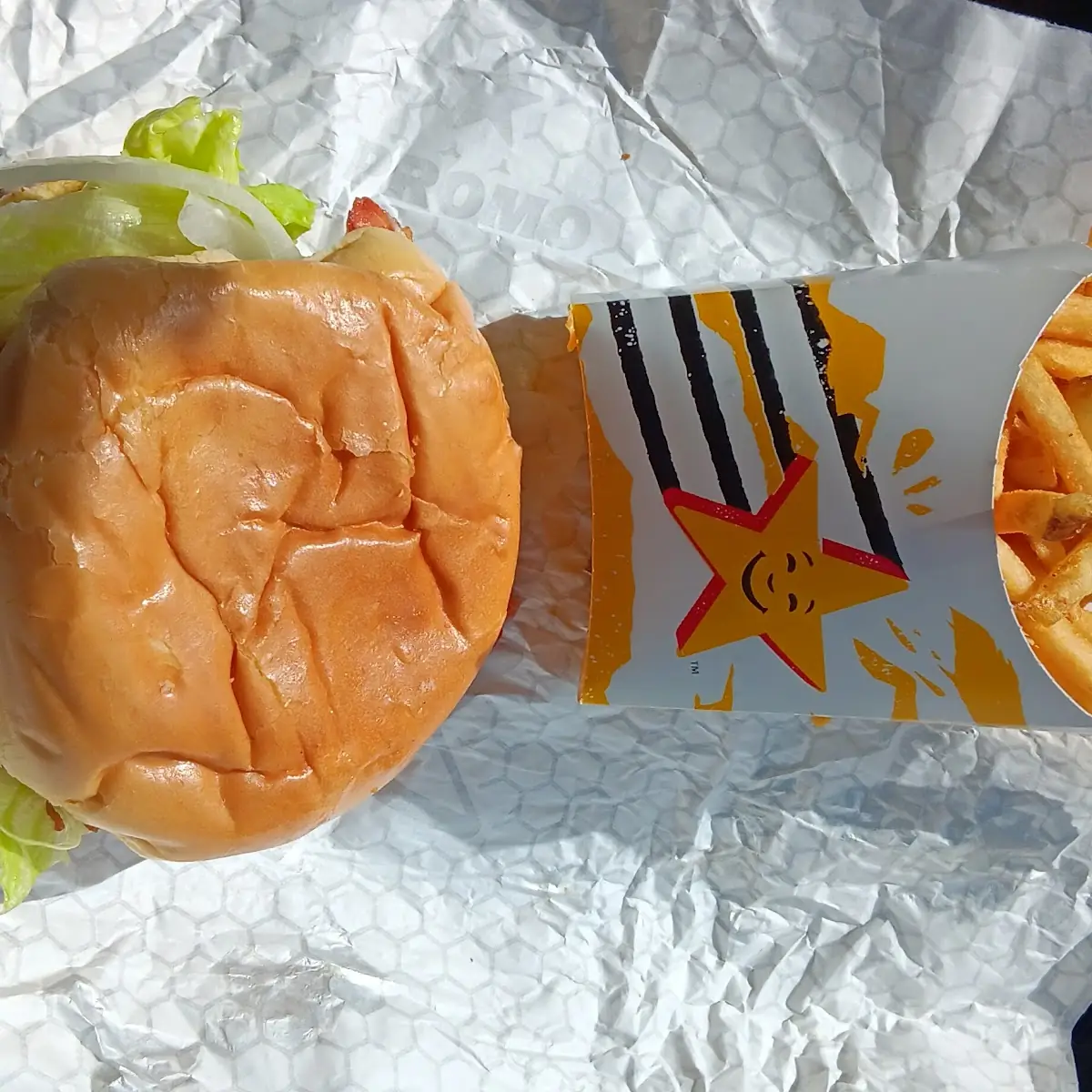 Bacon Cheeseburger and Fries