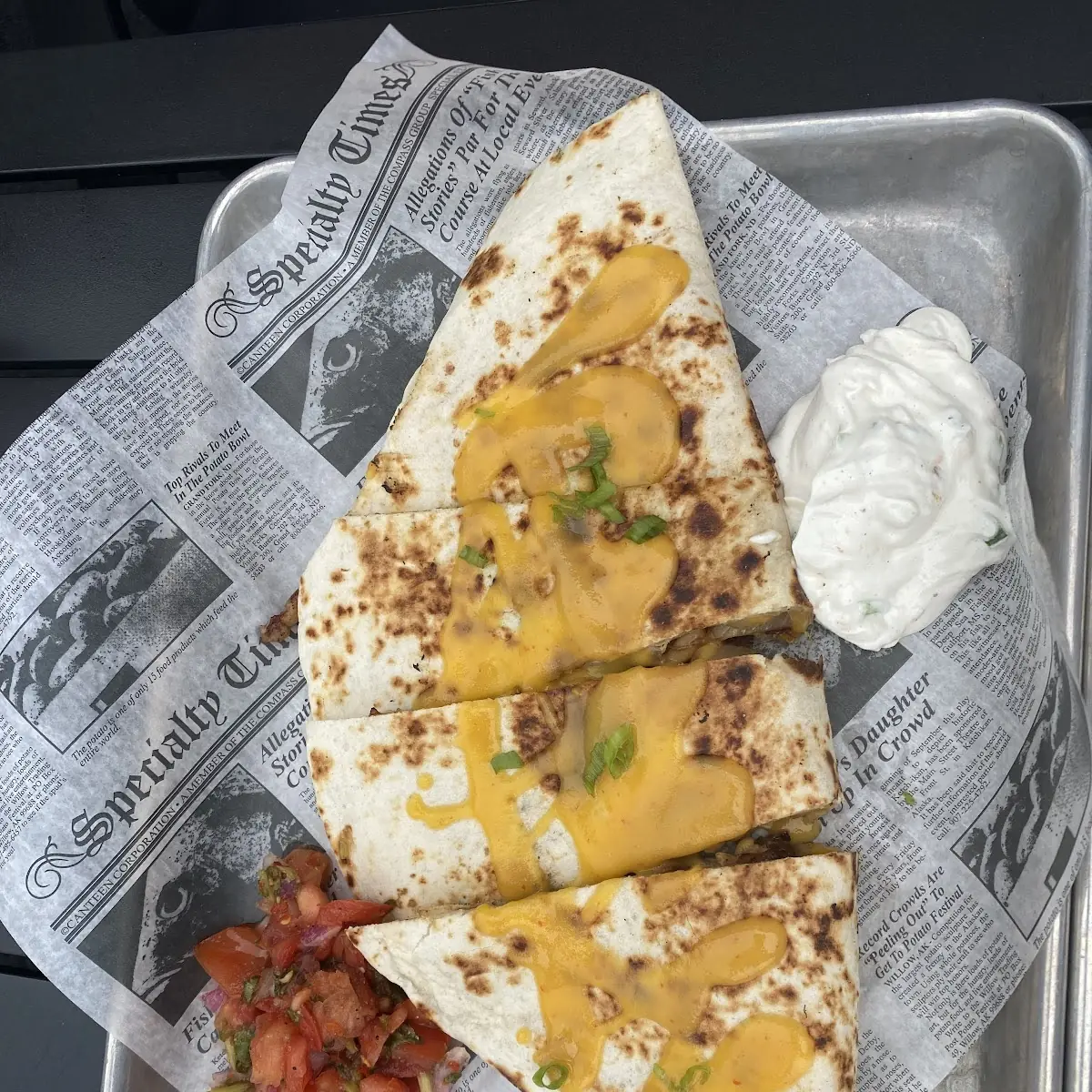 Jerk Chicken Quesadilla