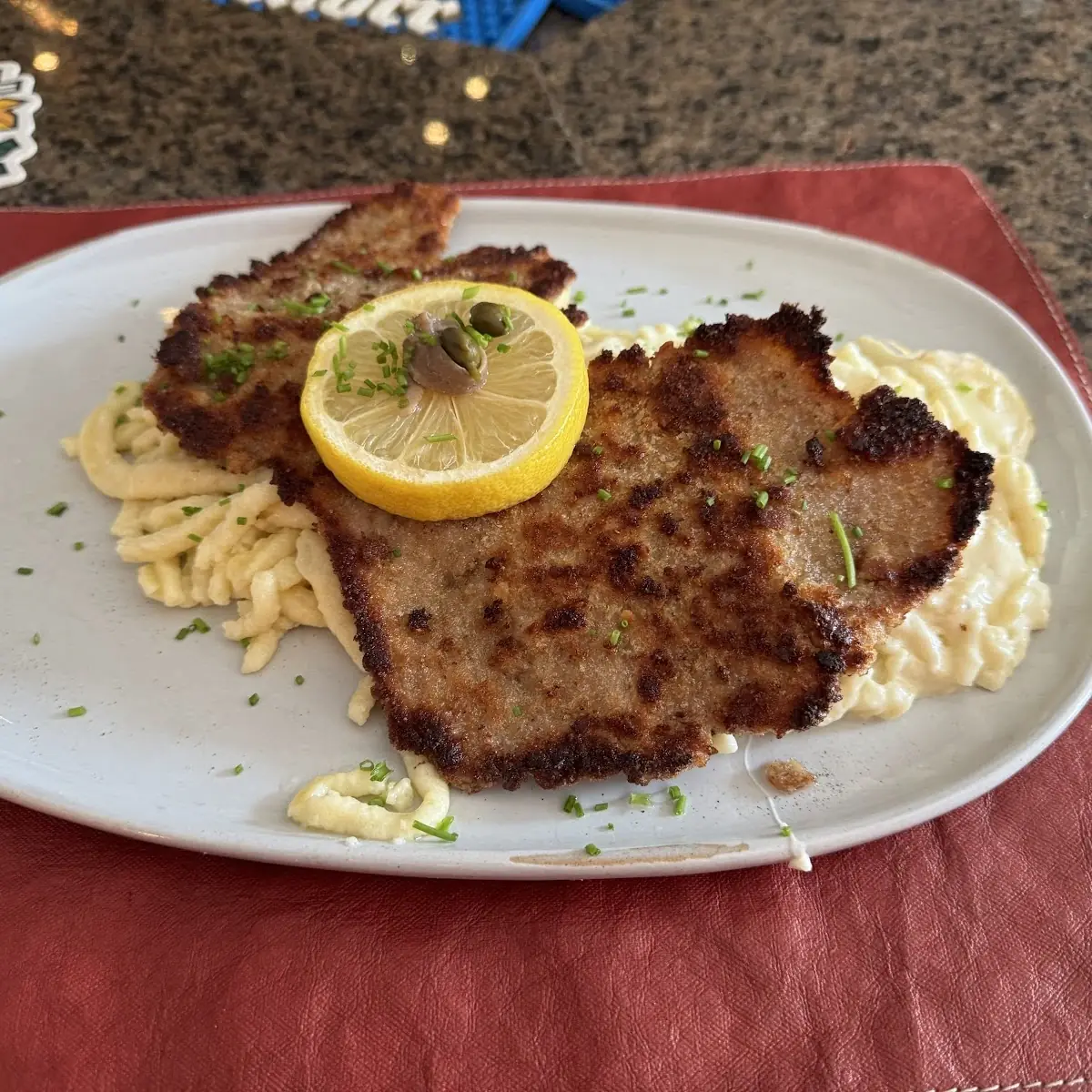 Wiener Schnitzel Gorgonzola
