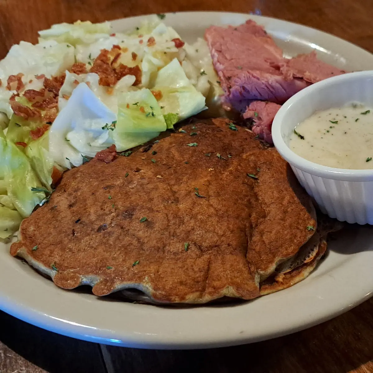 Corned Beef & Cabbage Boxty