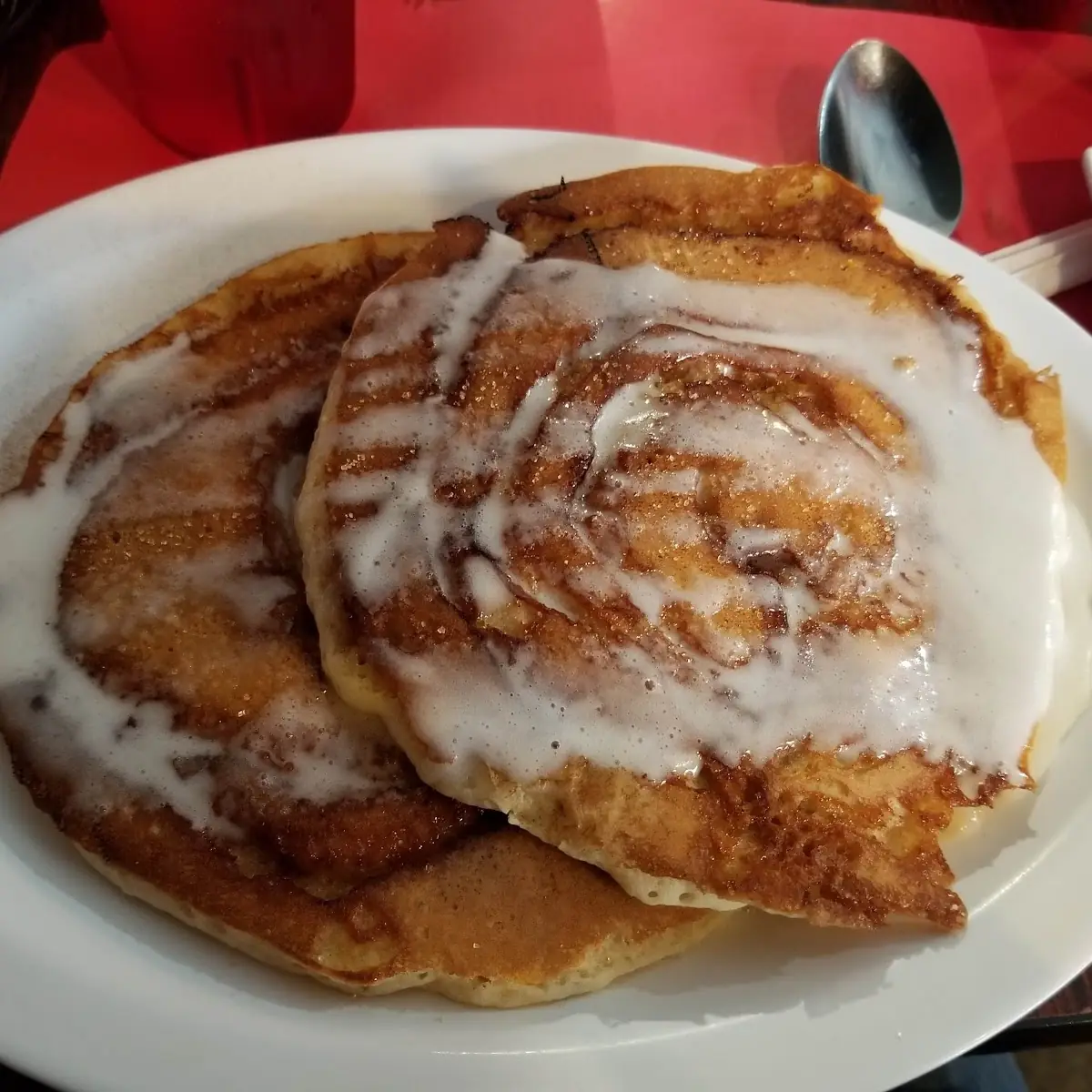 Cinnamon Roll Pancakes