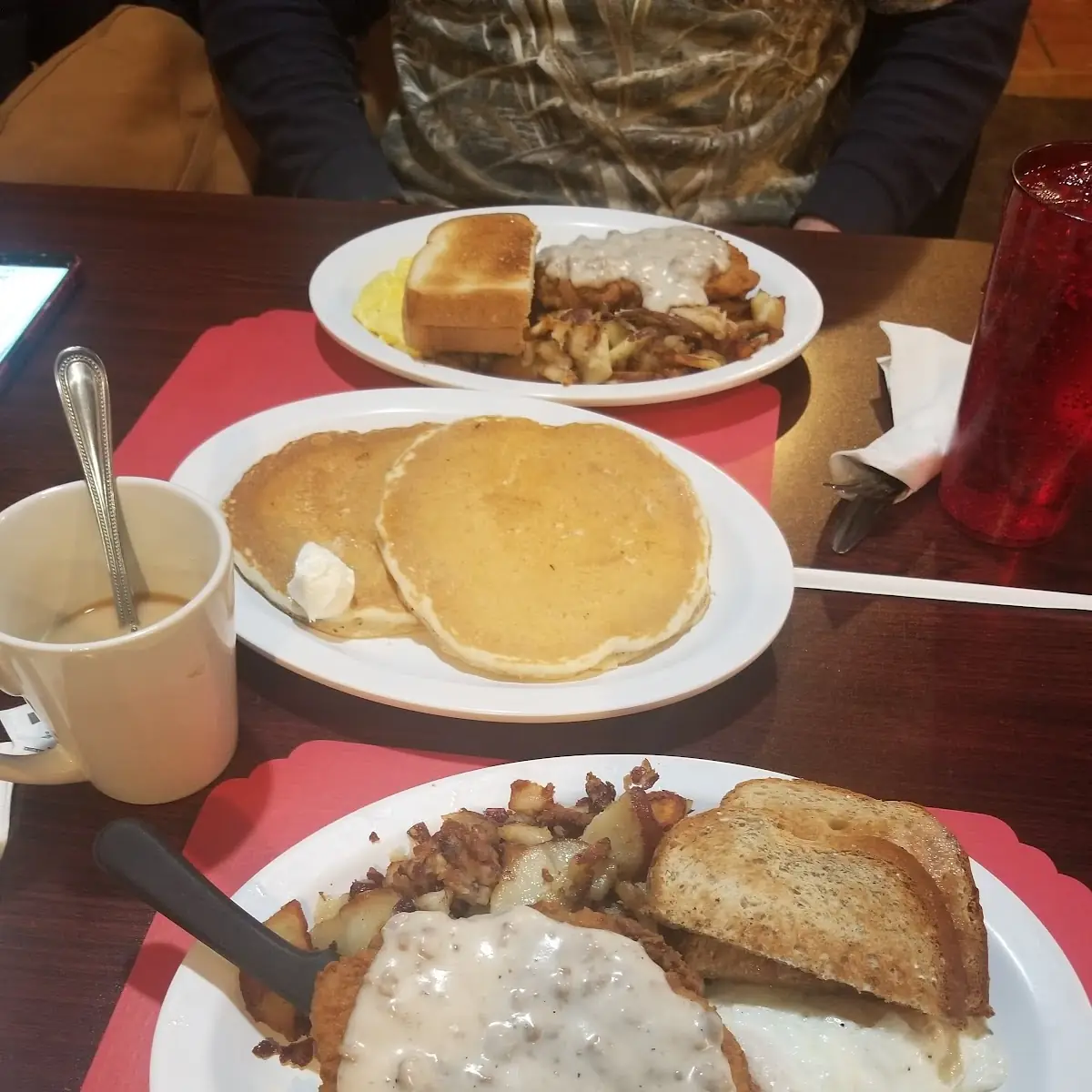 Frie Steak & Eggs with Bacon