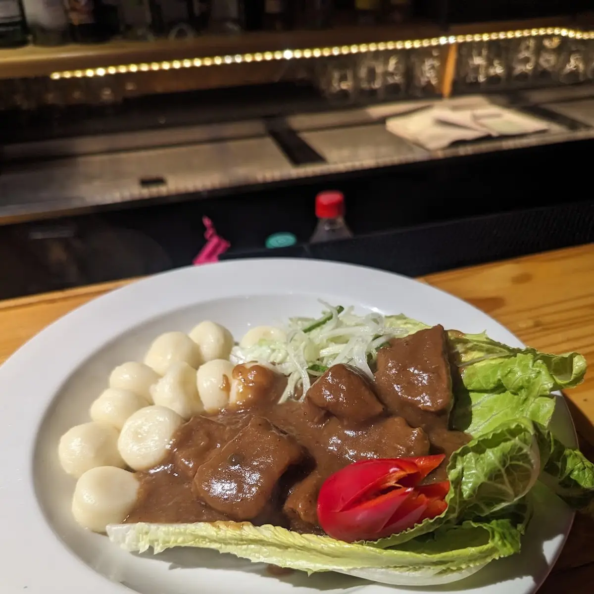 Beef Bourguignon with Dumplings
