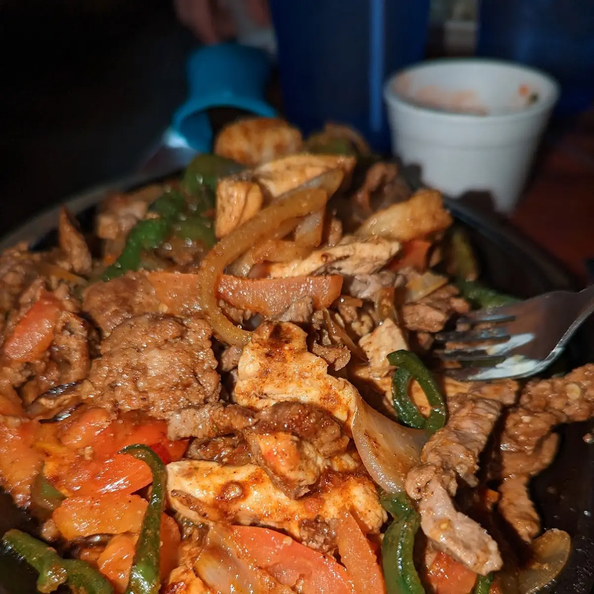 Fajita Nacho Plate