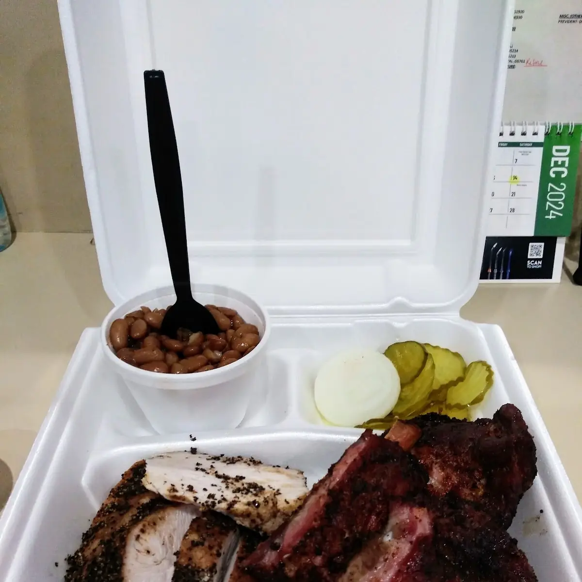 Two Meat Plate Turkey & Ribs