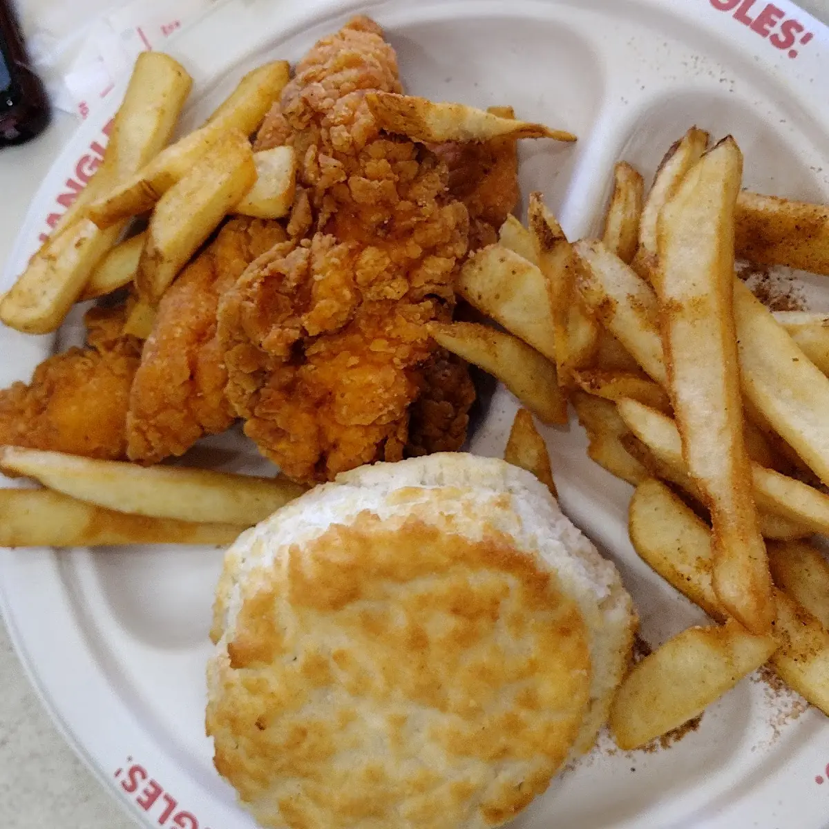Fried Chicken and Mashed Potatoes and Gravy