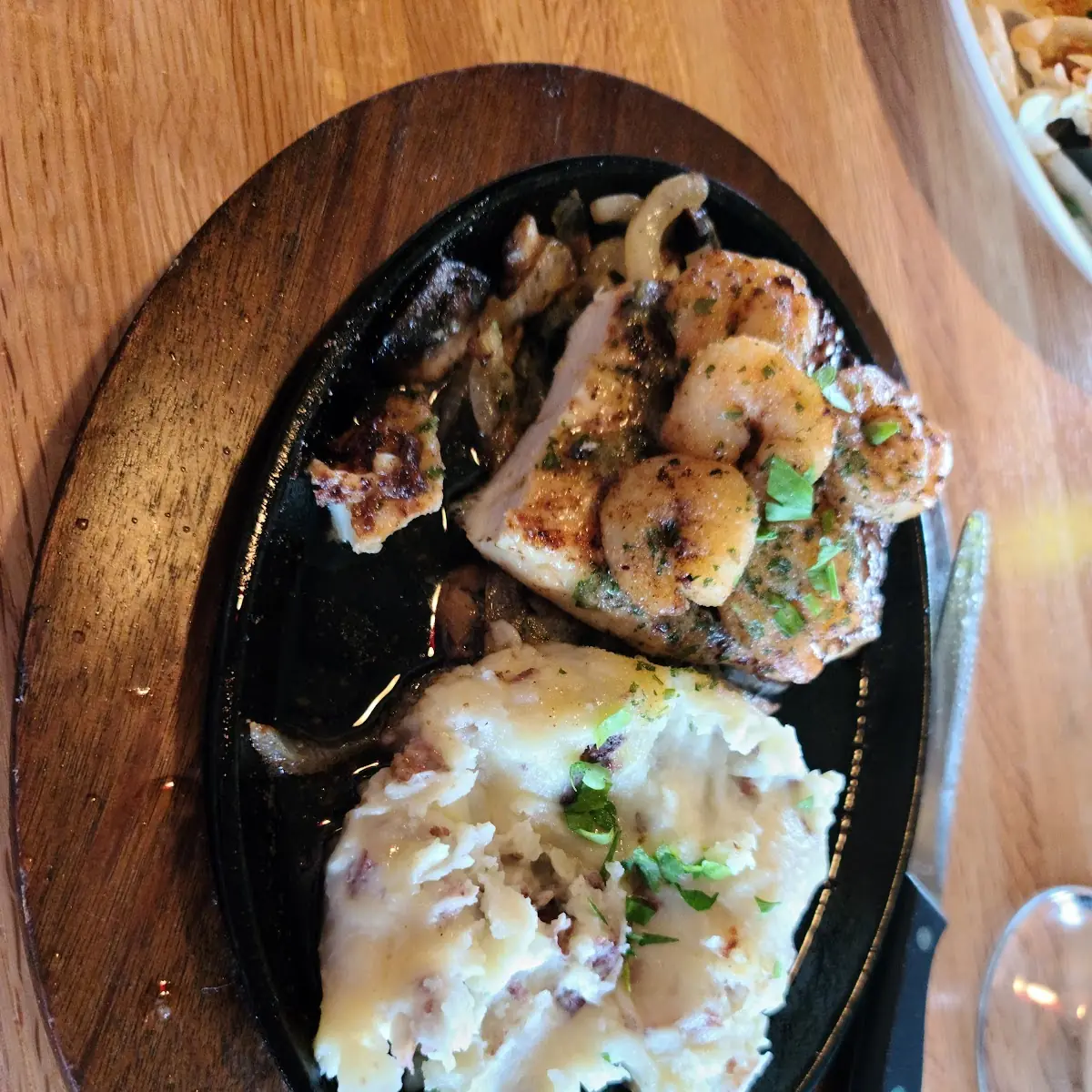 Shrimp 'N Parmesan Sirloin