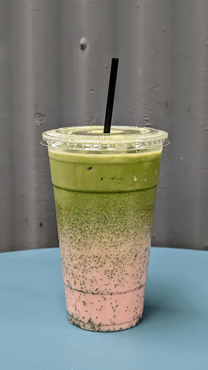 Strawberry Matcha Light Ice Double Matcha