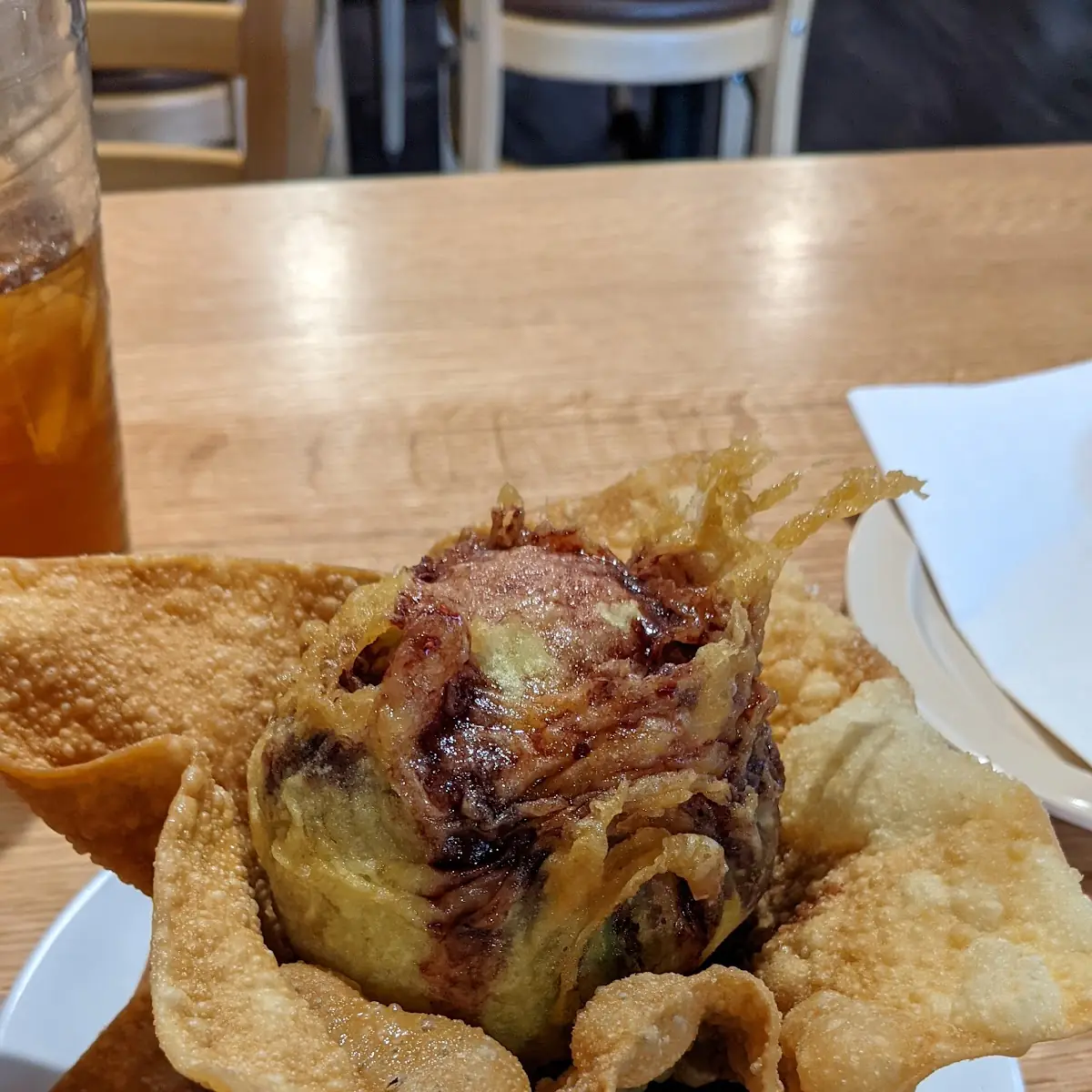 Green Tea Fried Ice Cream