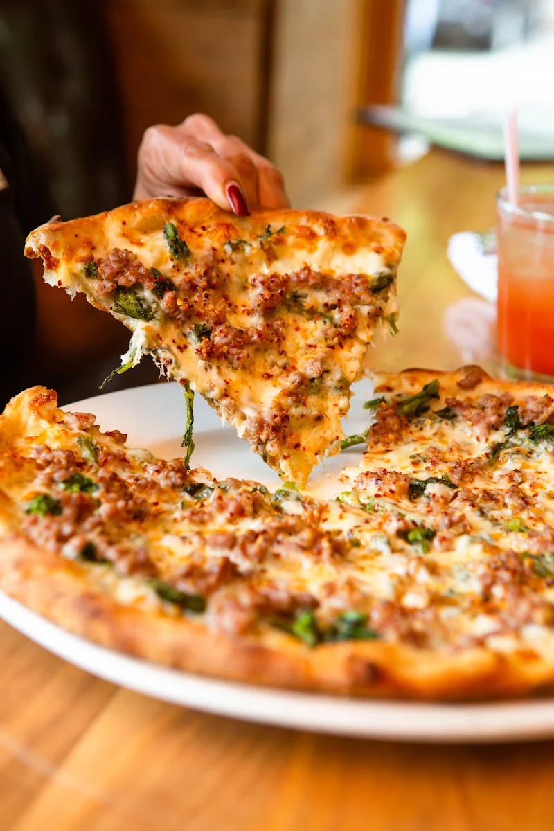 Mashed Potato Bacon & Scallion Thin Crust Pizza