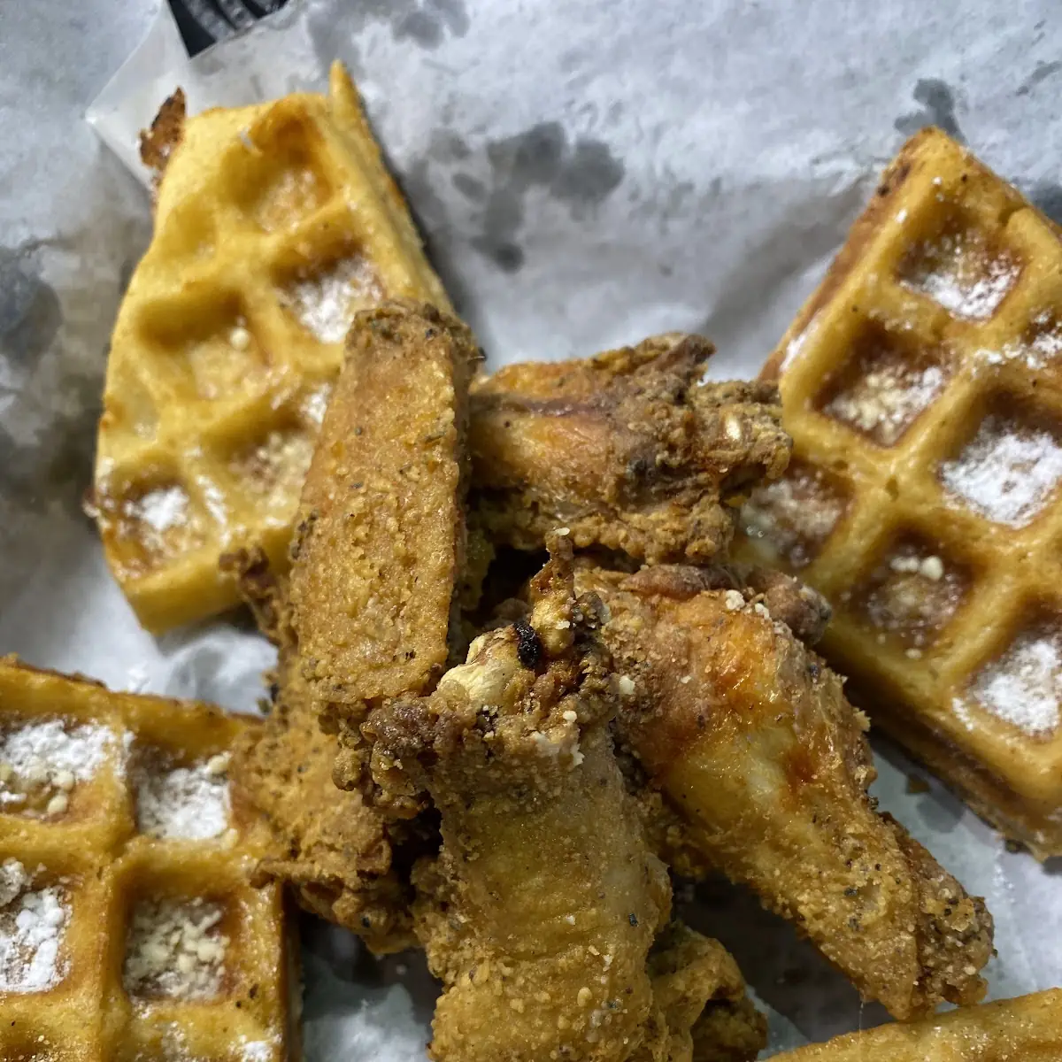 Chicken & Waffle Platter