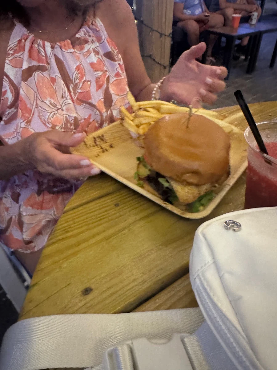 Fish Sandwich with Fries