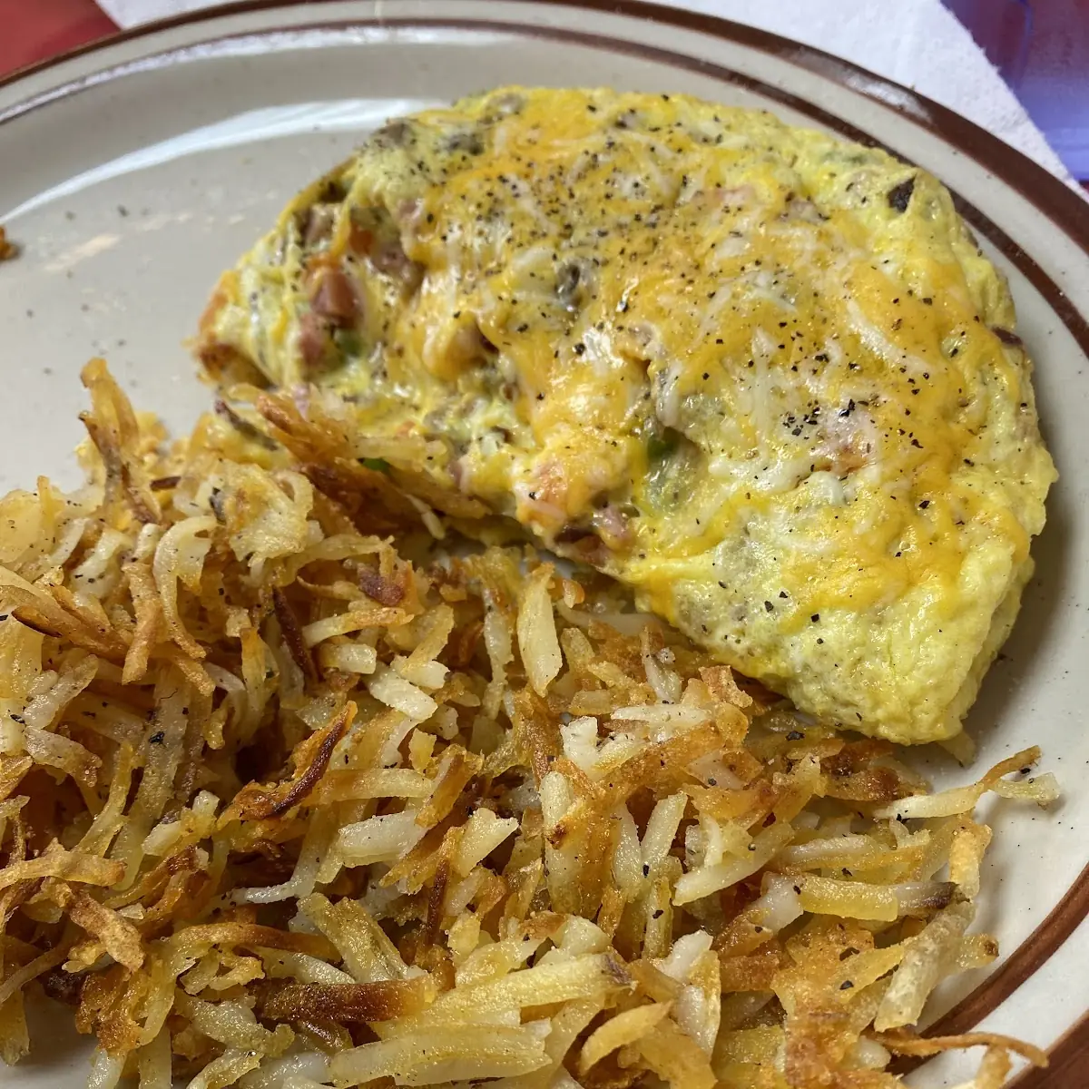 Denver Omelette & Hash Browns