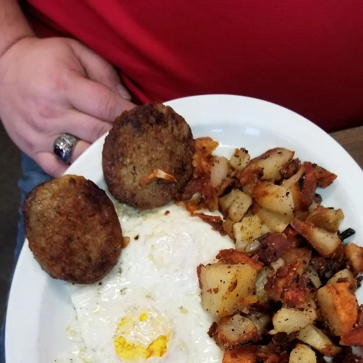 Eggs Sausage Home Fries