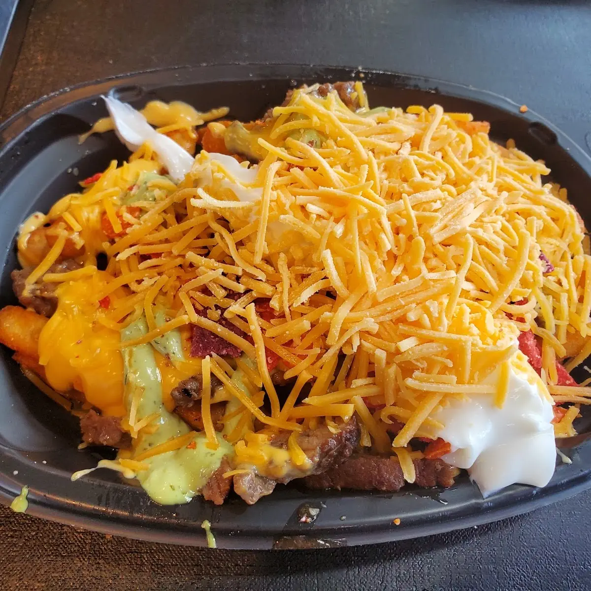 Steak Chile Verde Fries