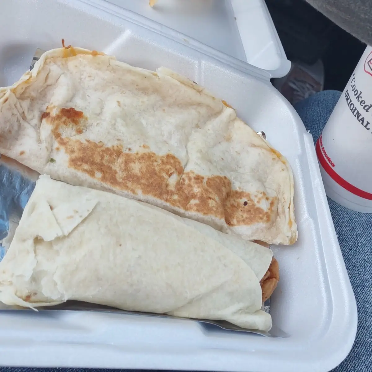 Chicken Quesadilla & Chicken Wrap