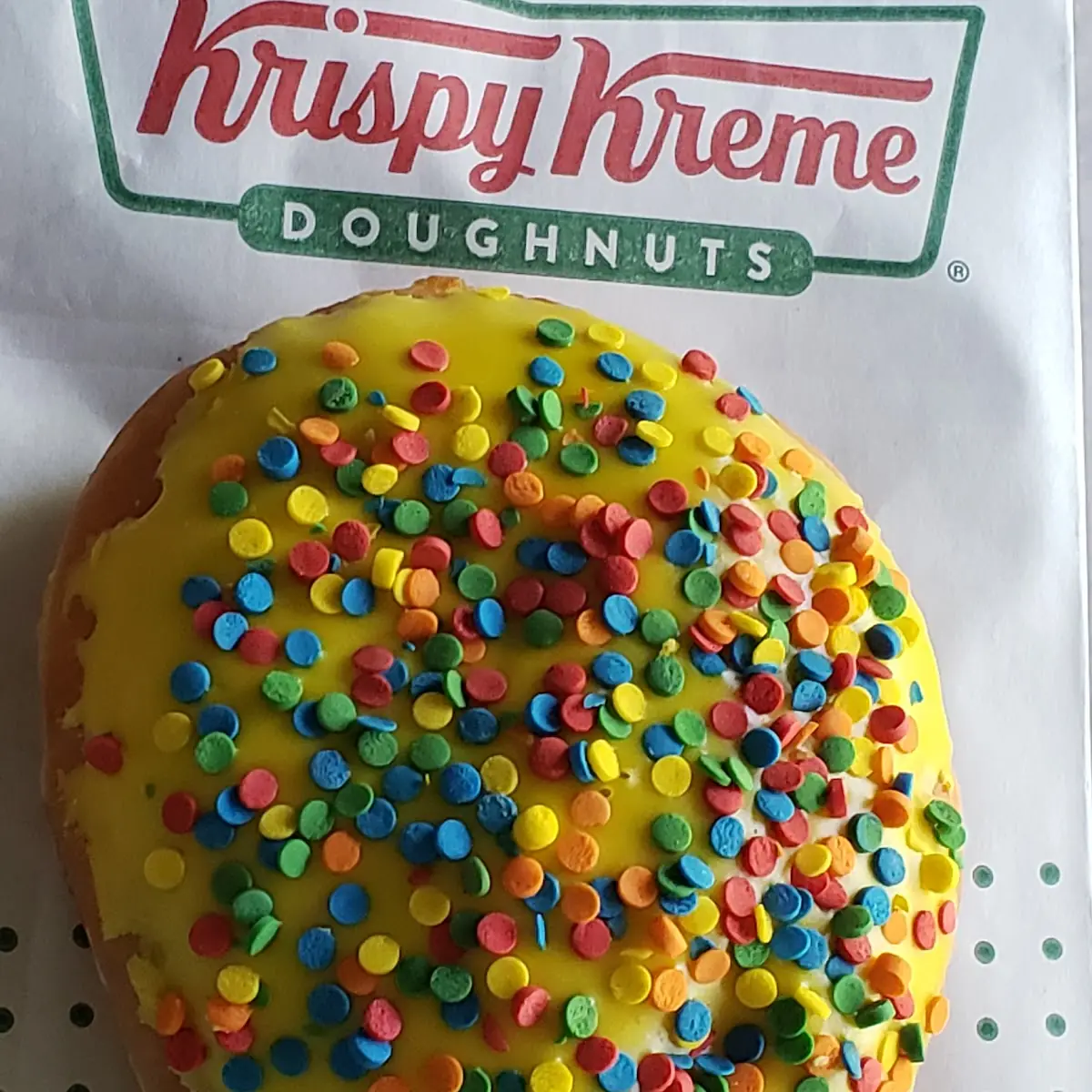 Cake Batter Doughnut