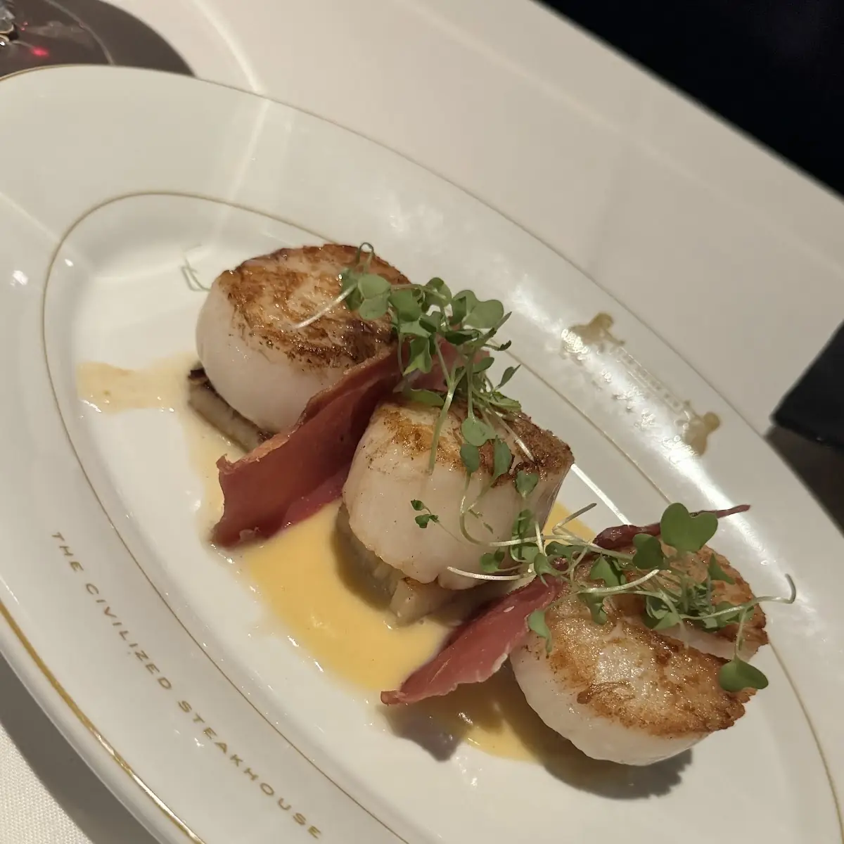 Pan Seared Scallops