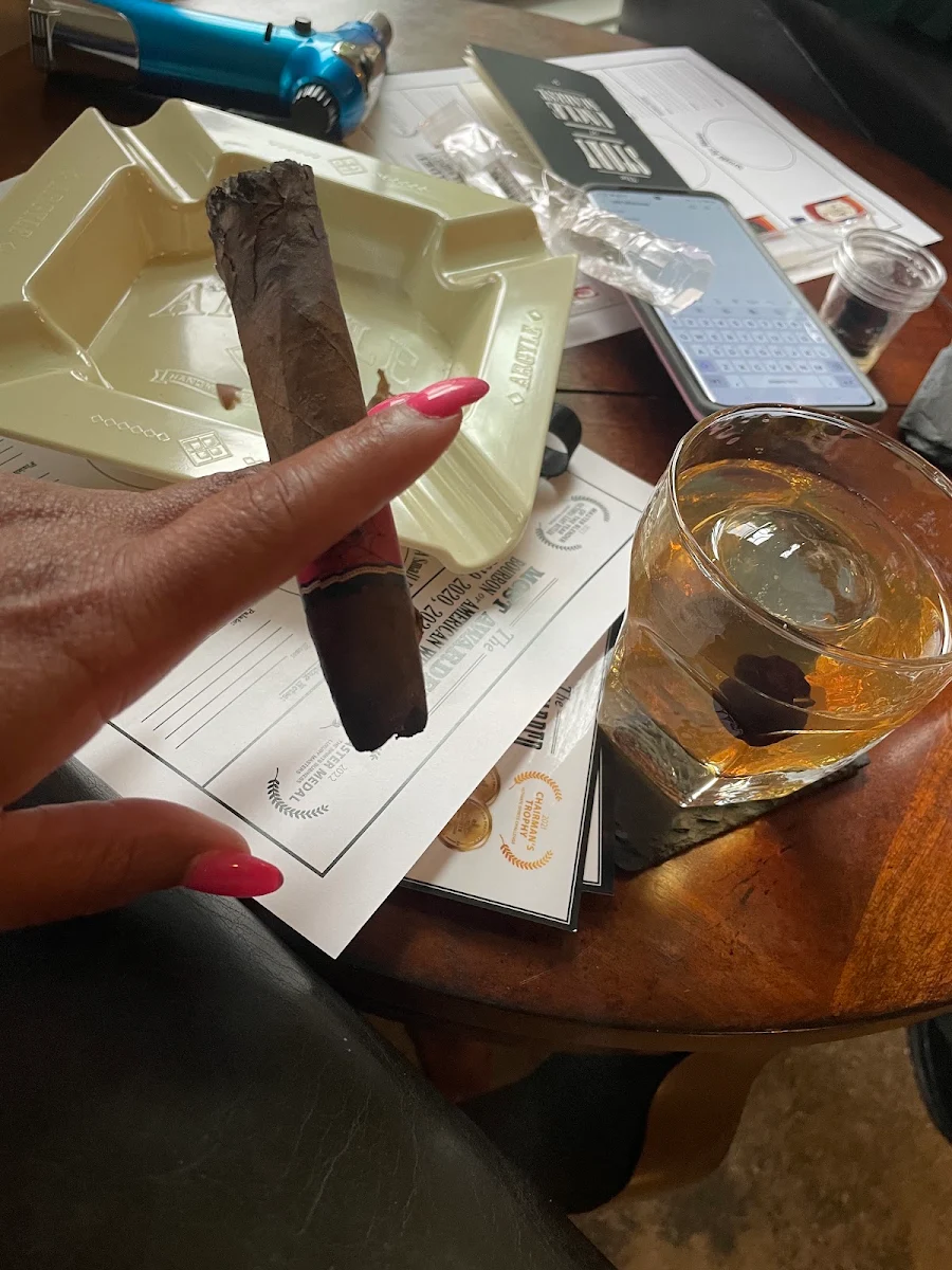 Old Fashioned and Leather Rose Cigar