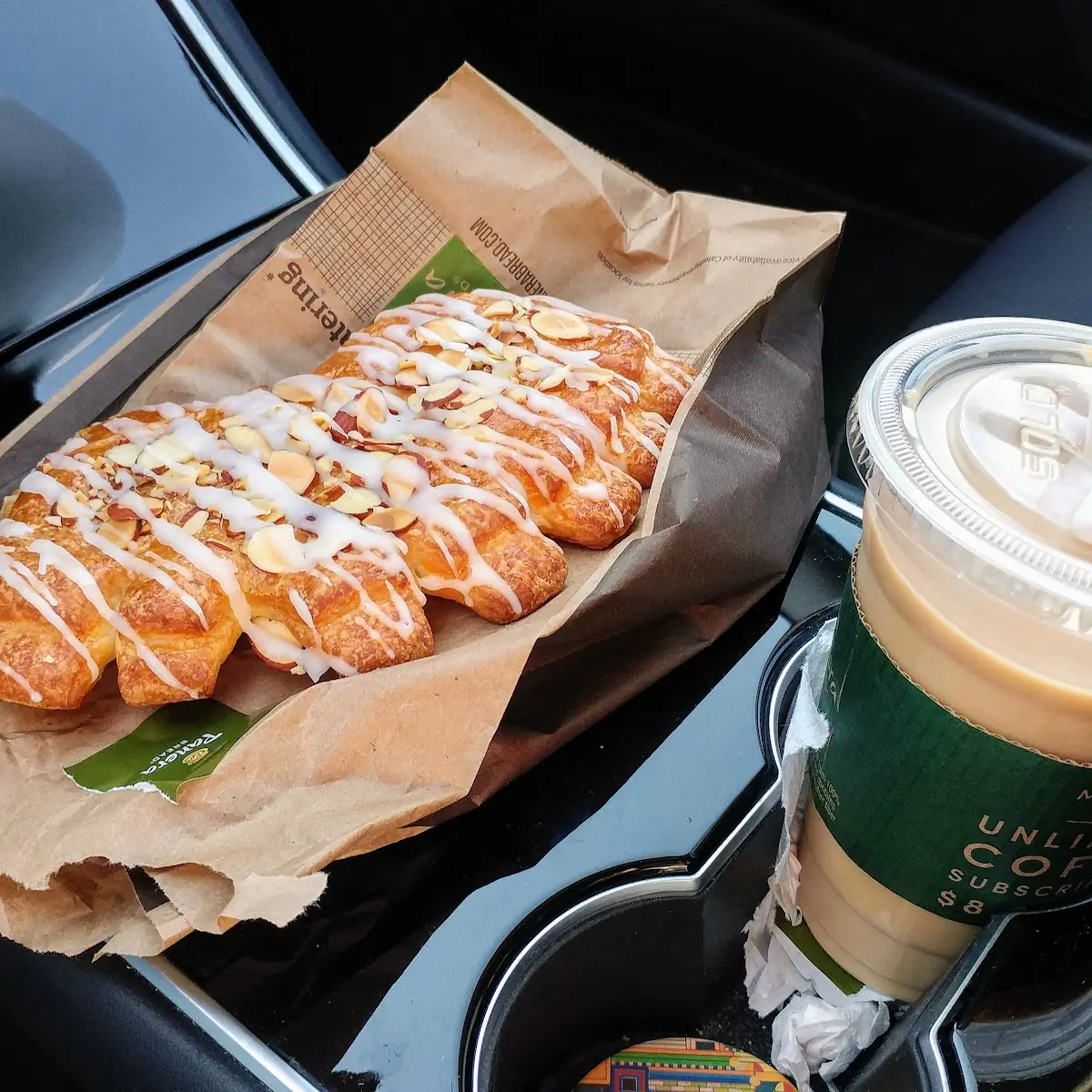 Bear Claw & Iced Coffee