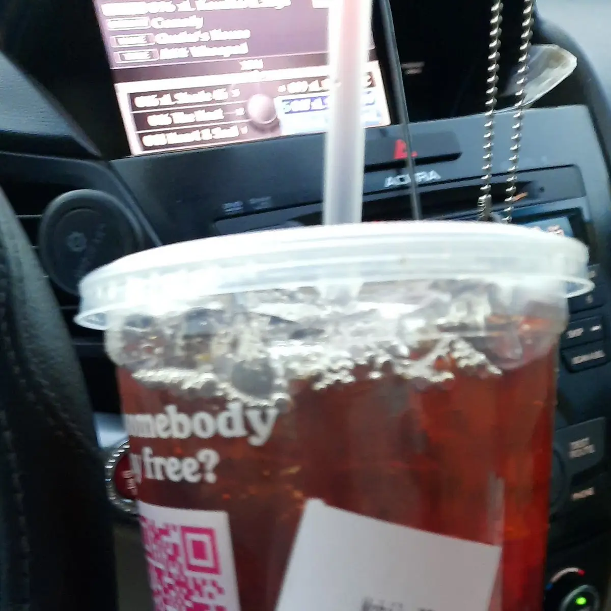 Large Unsweet Raspberry Iced Tea