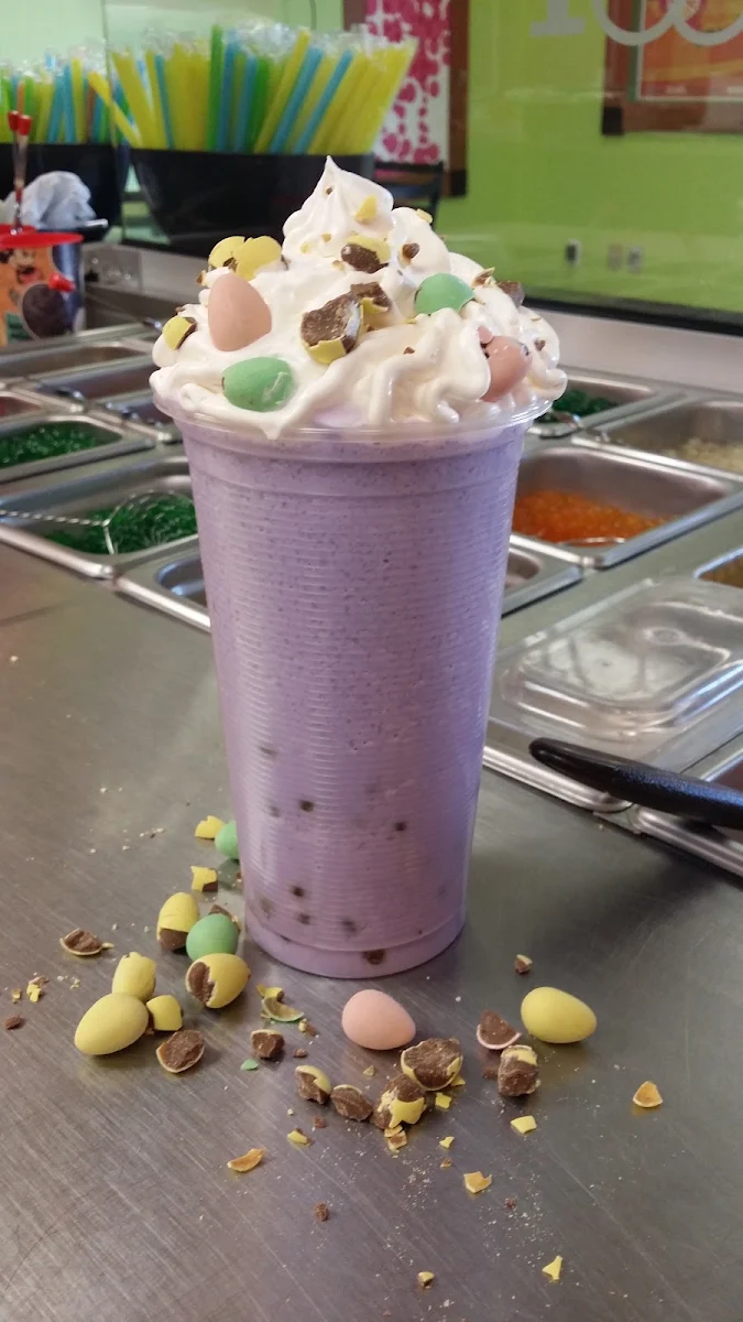 Eggstravagant Taro Slush