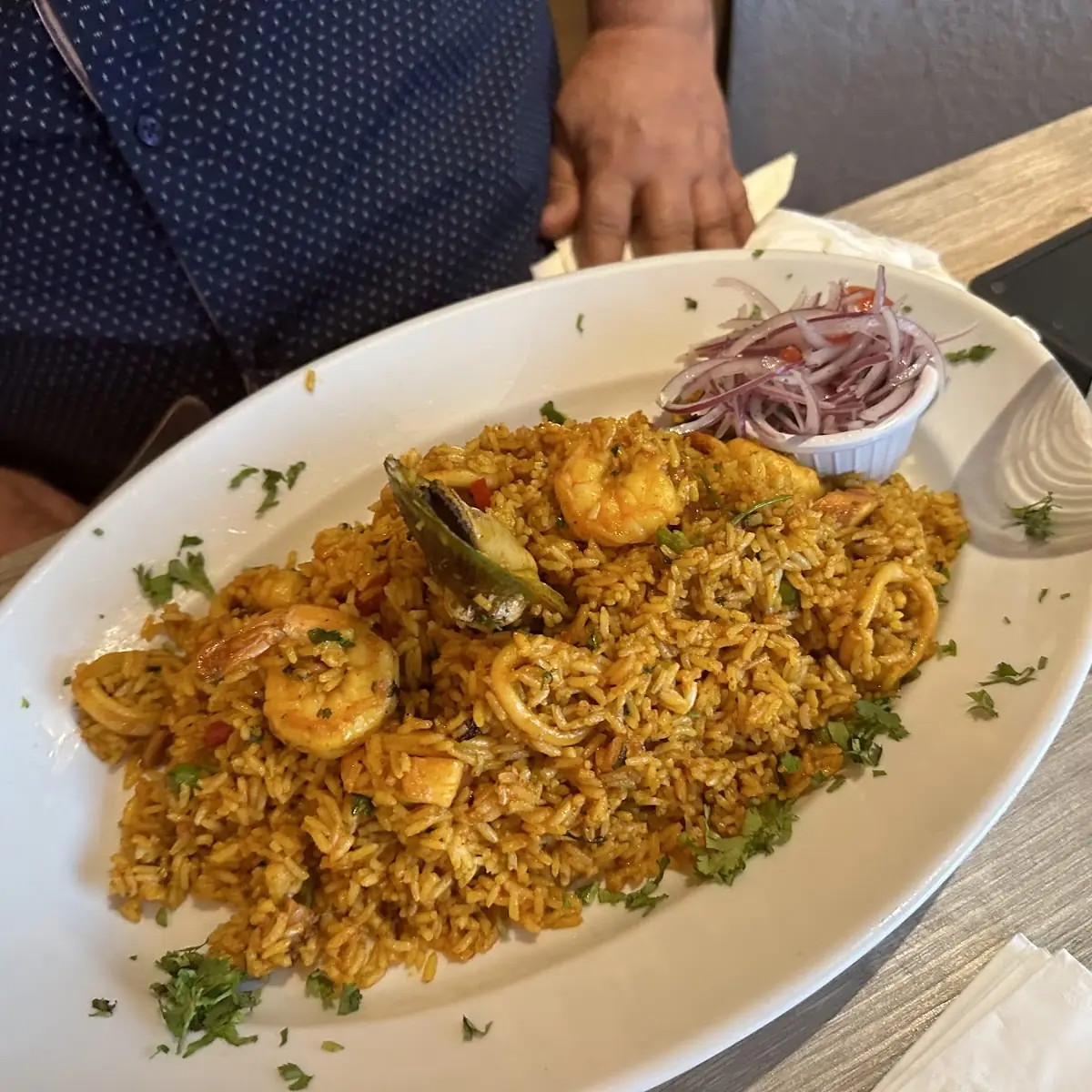 Yellow Rice with Seafood