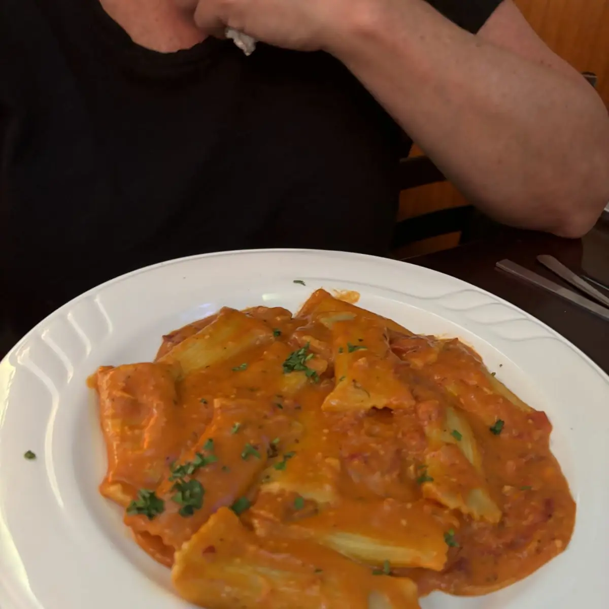 Ravioli in Vodka Sauce