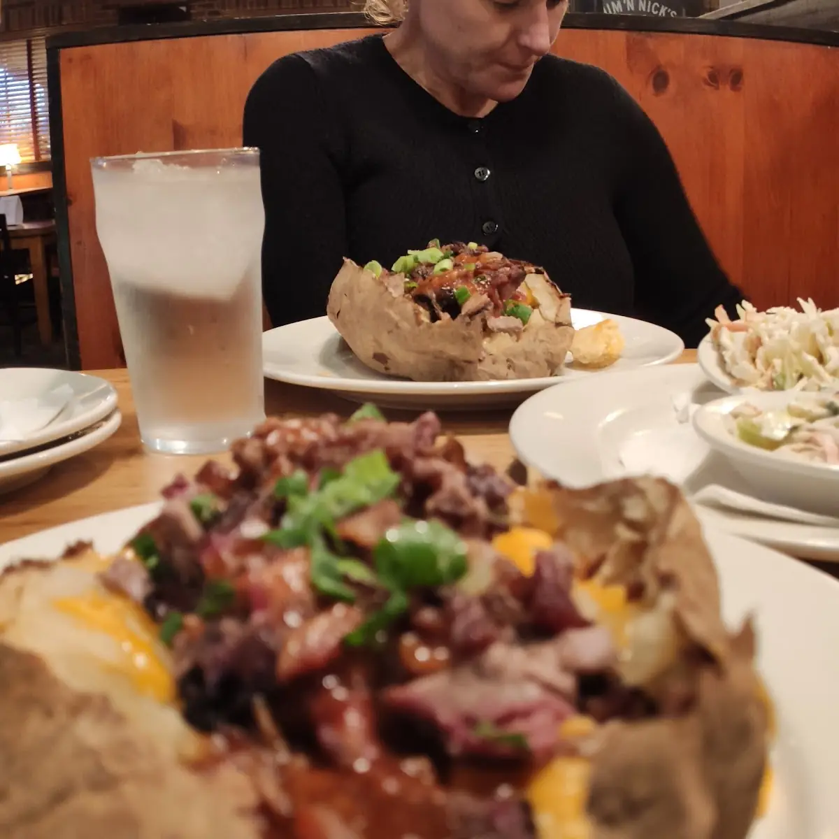 Loaded Baked Potato with BBQ Pulled Pork
