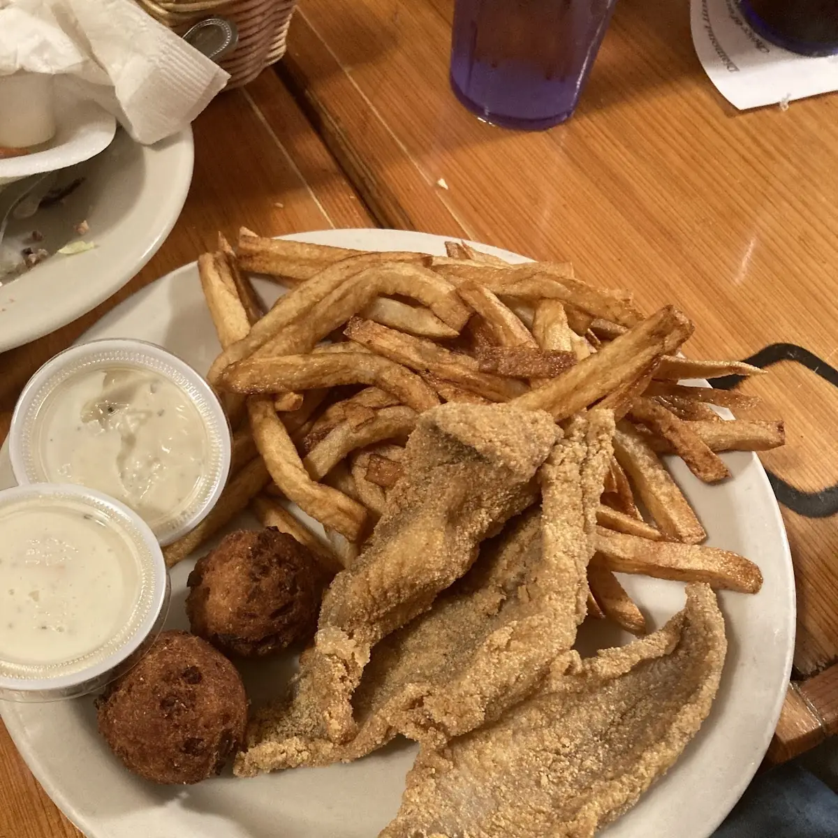 Fried Fish with Fries