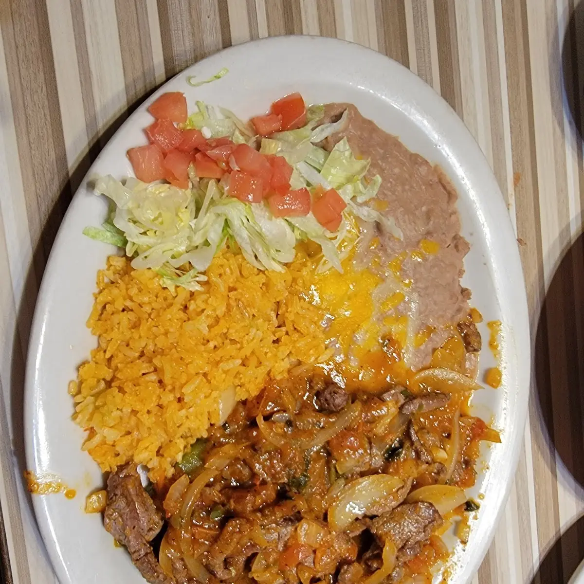 Steak Al La Mexicana