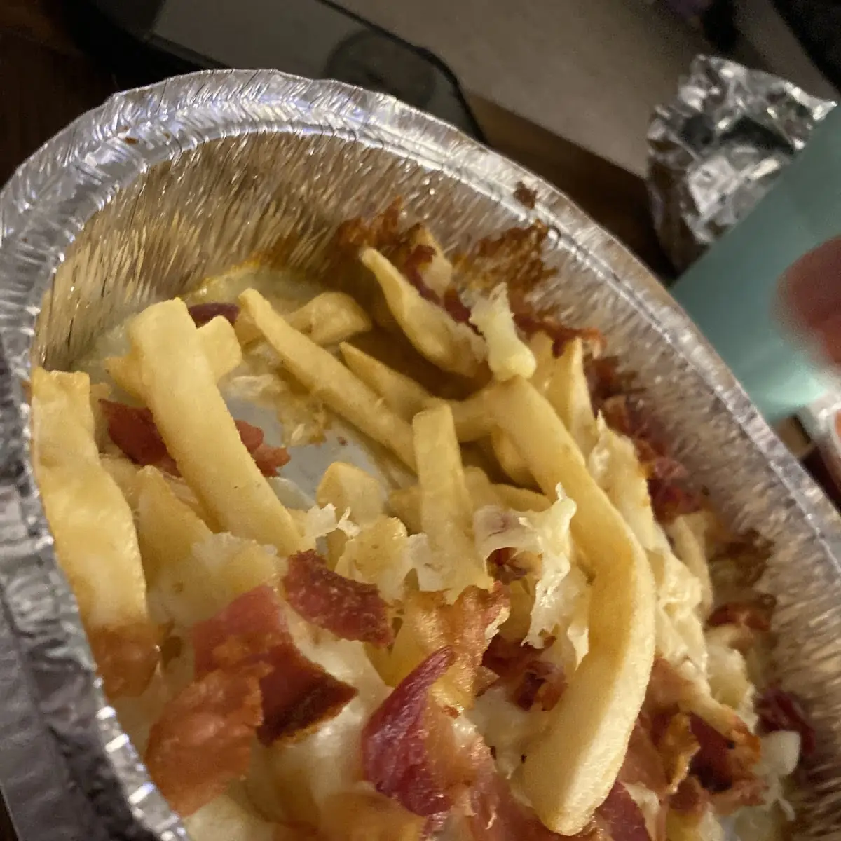Bacon Cheese Fries with Bacon