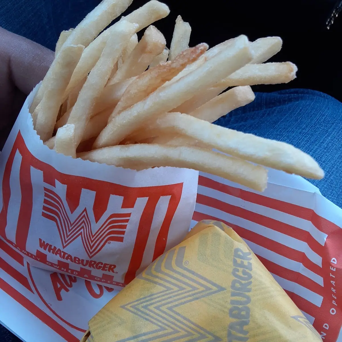 Whataburger Jr with Cheese Burger Combo