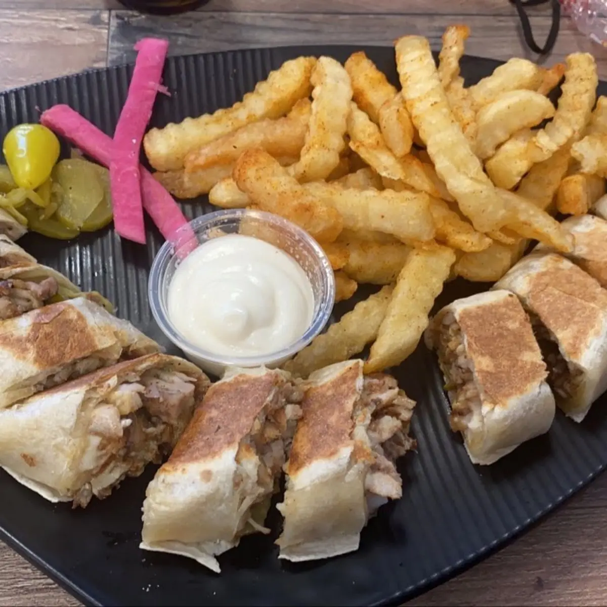 Beef and Lamb Shawarma Wrap hl