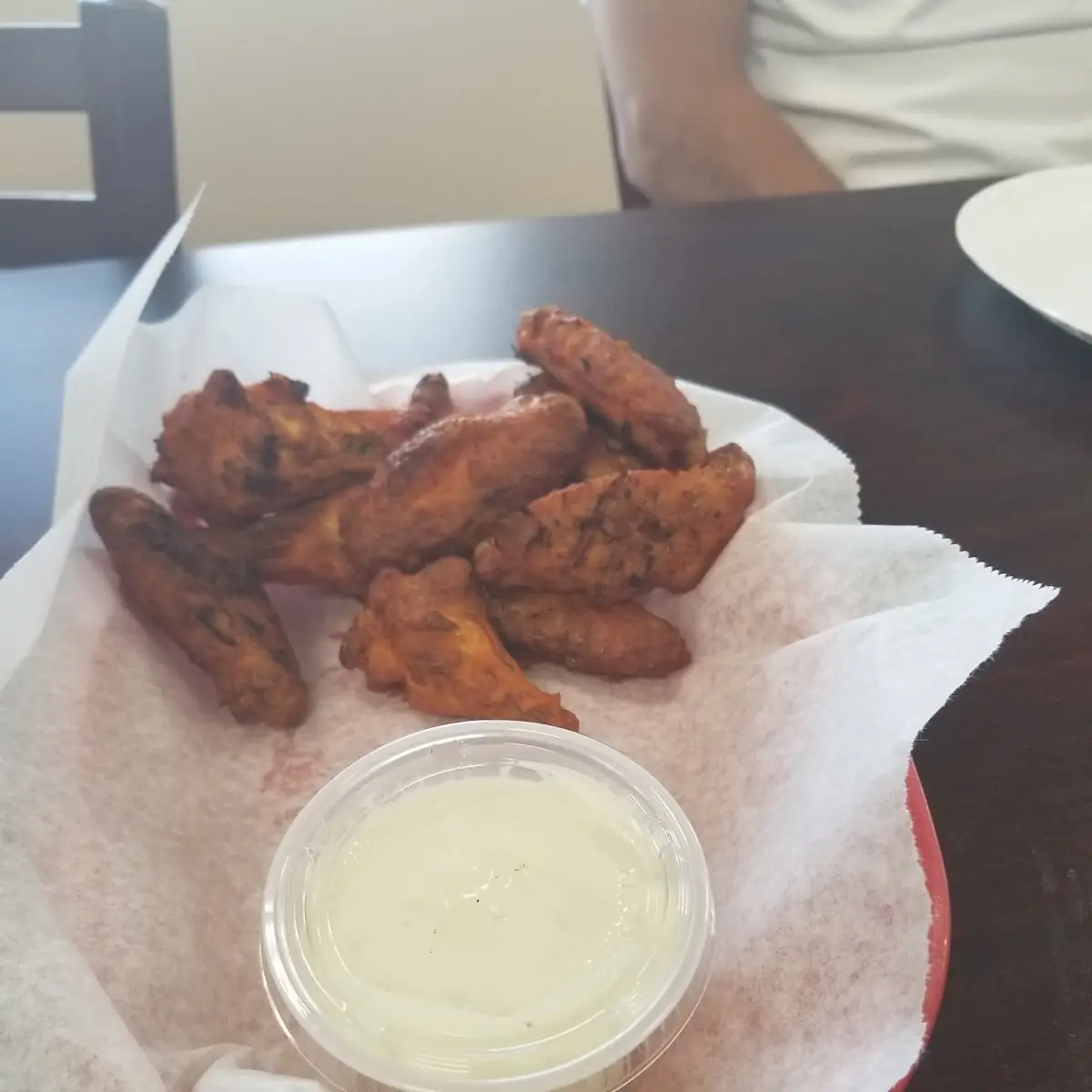 Wings and Ranch Dressing