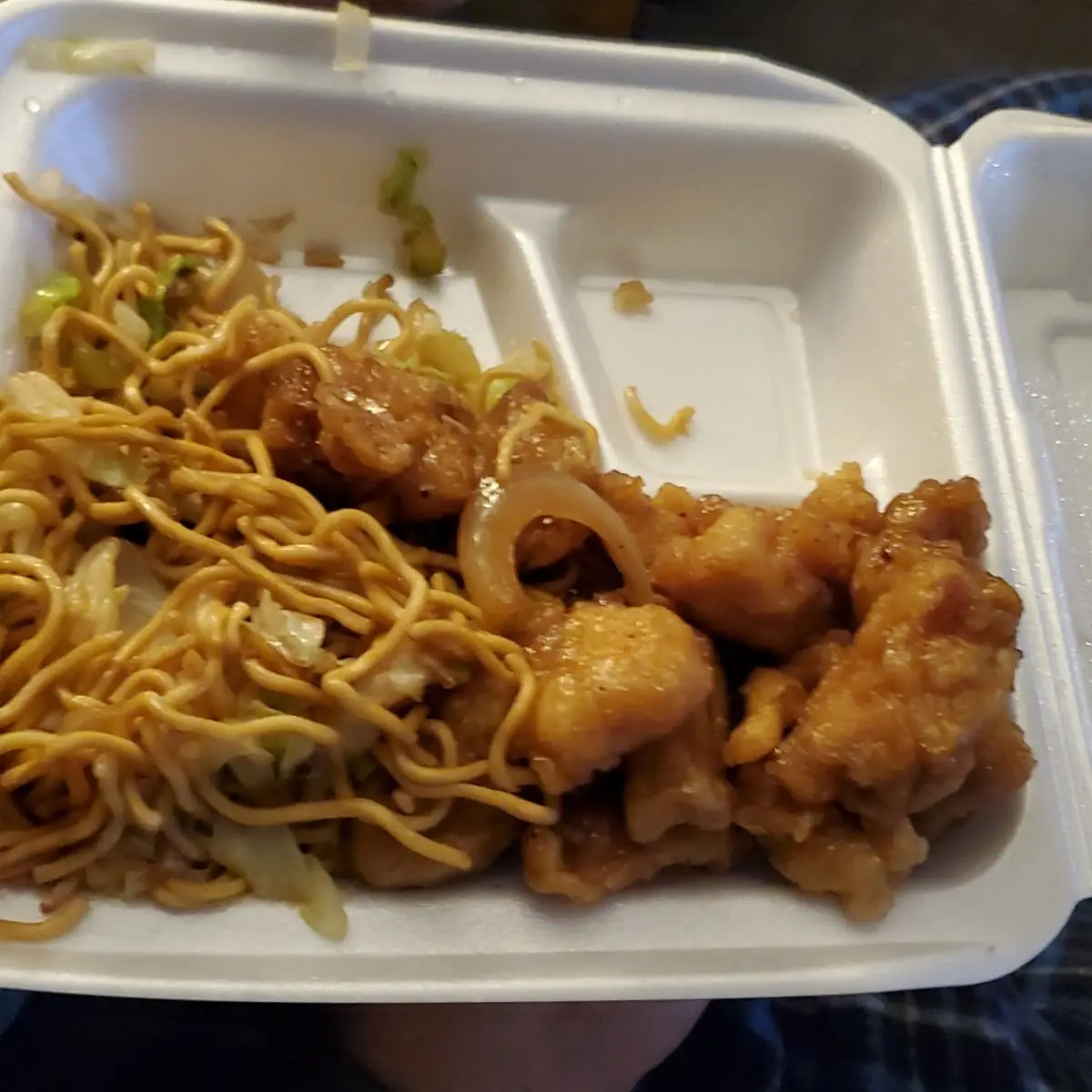 Orange Chicken Chow Mein