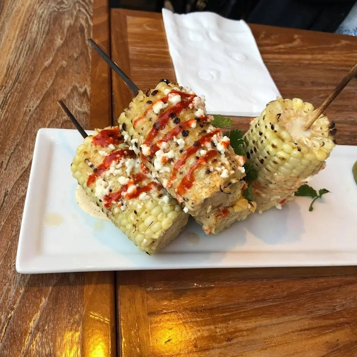 Fire Grilled Street Corn