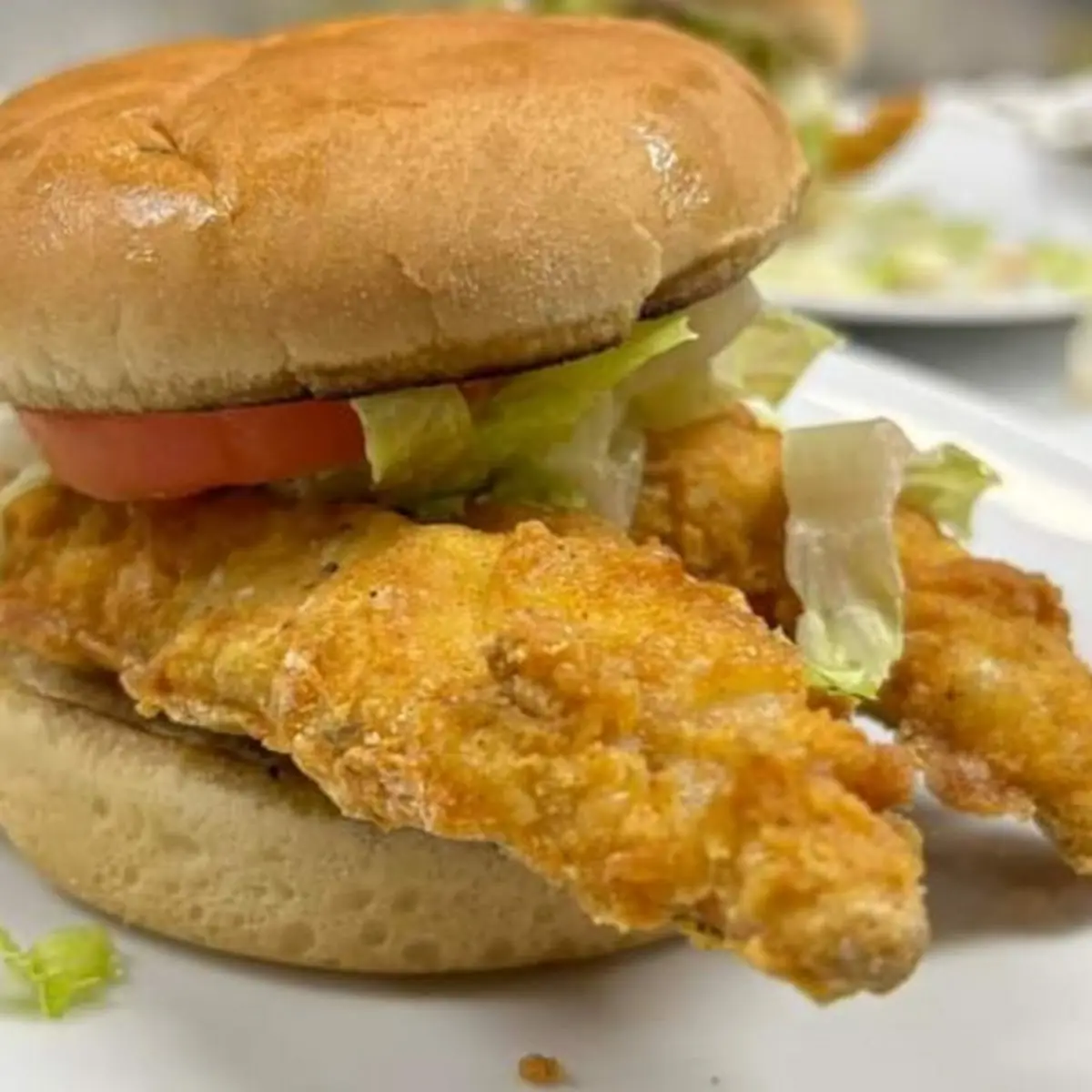 Fried Perch Sandwich