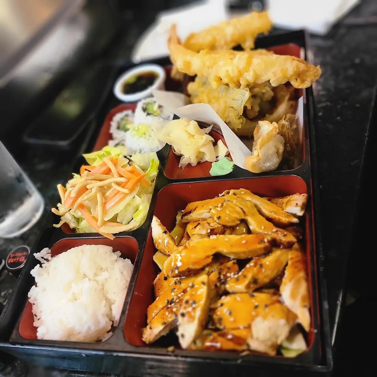 Bento Box with Spicy Chicken