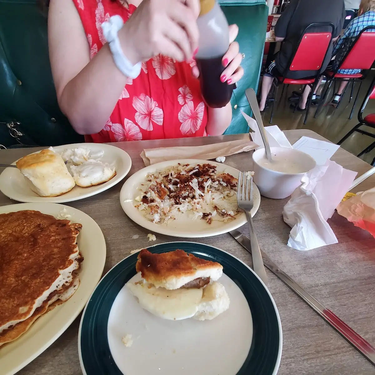 Sausage Biscuit and Egg