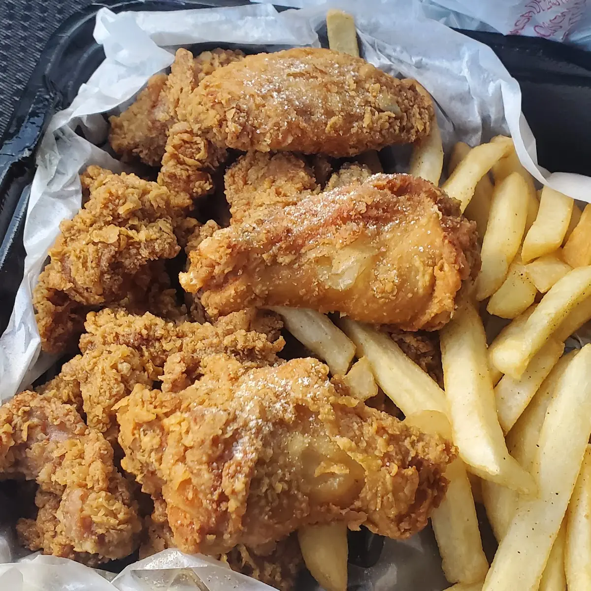 Fried Chicken and Gizzards