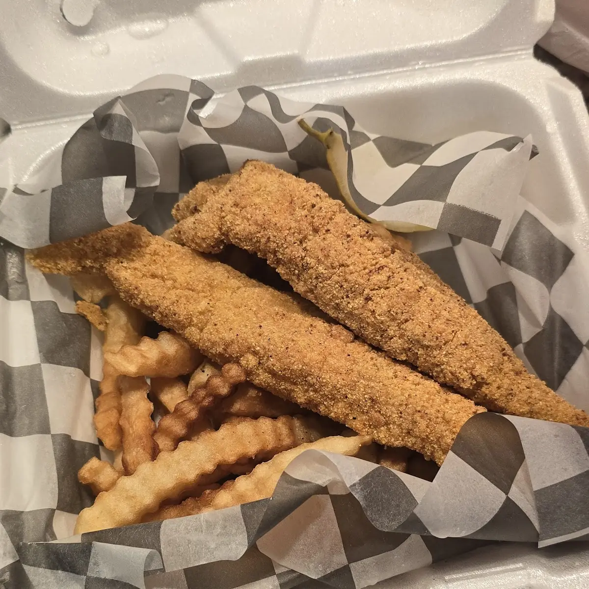 Kids Fried Fish Dinner