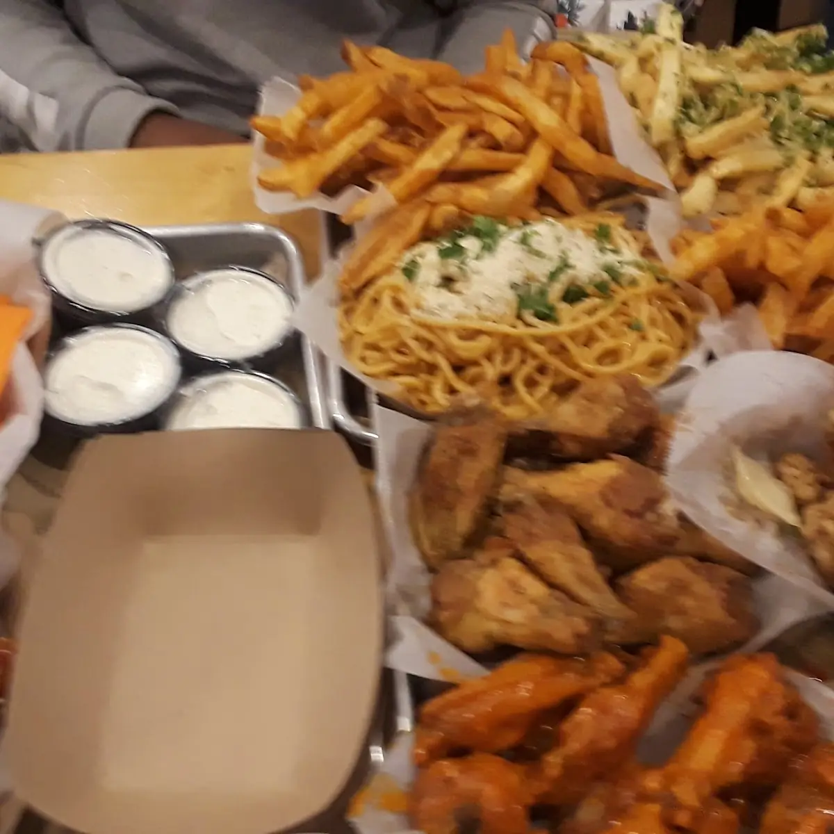 Garlic Fries Garlic Noodles Lemon Pepper Wings