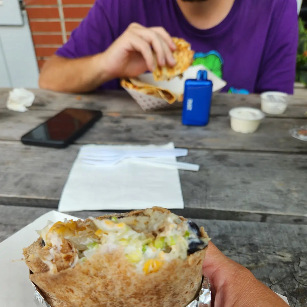 Shredded Pork Burrito