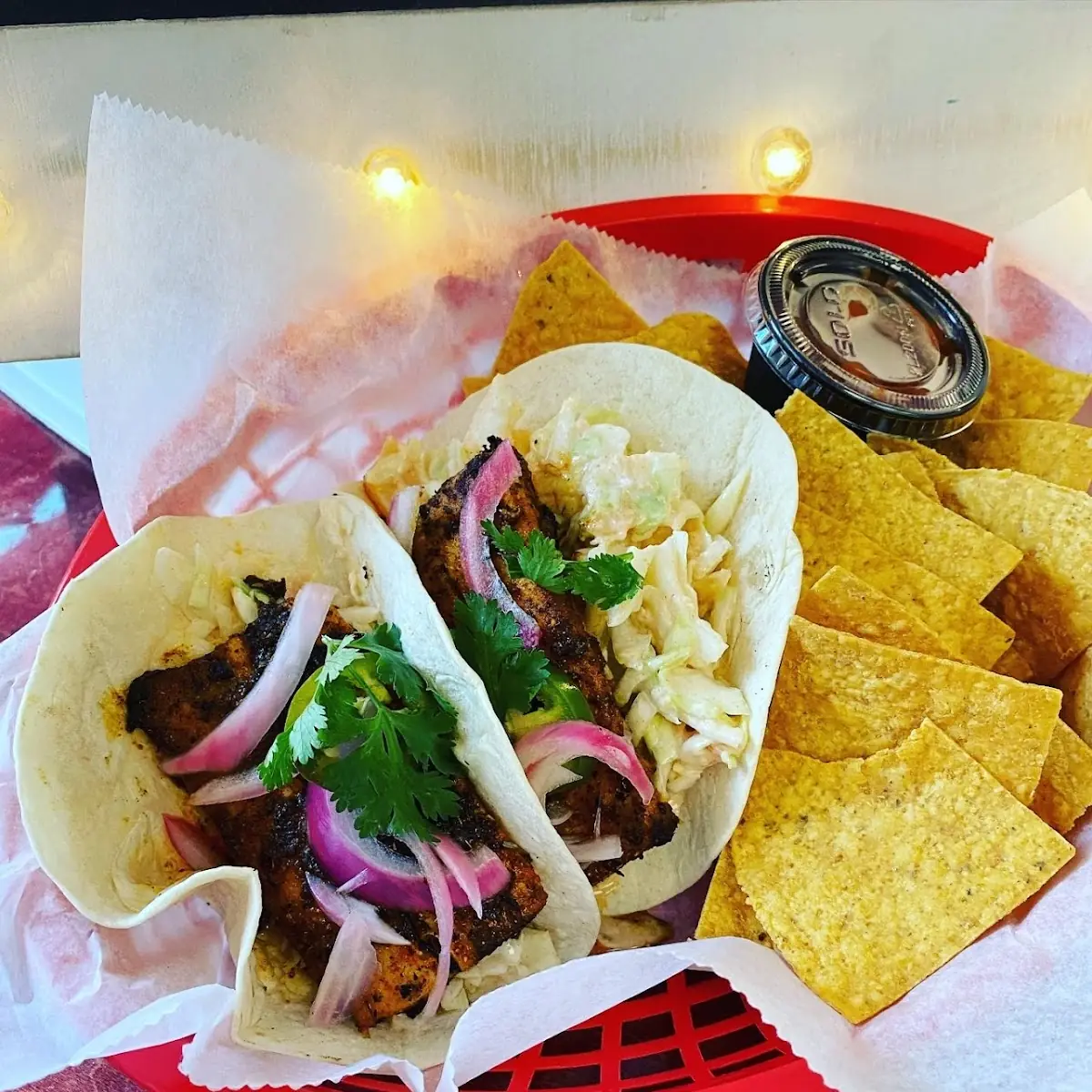 Blackened Mahi Tacos