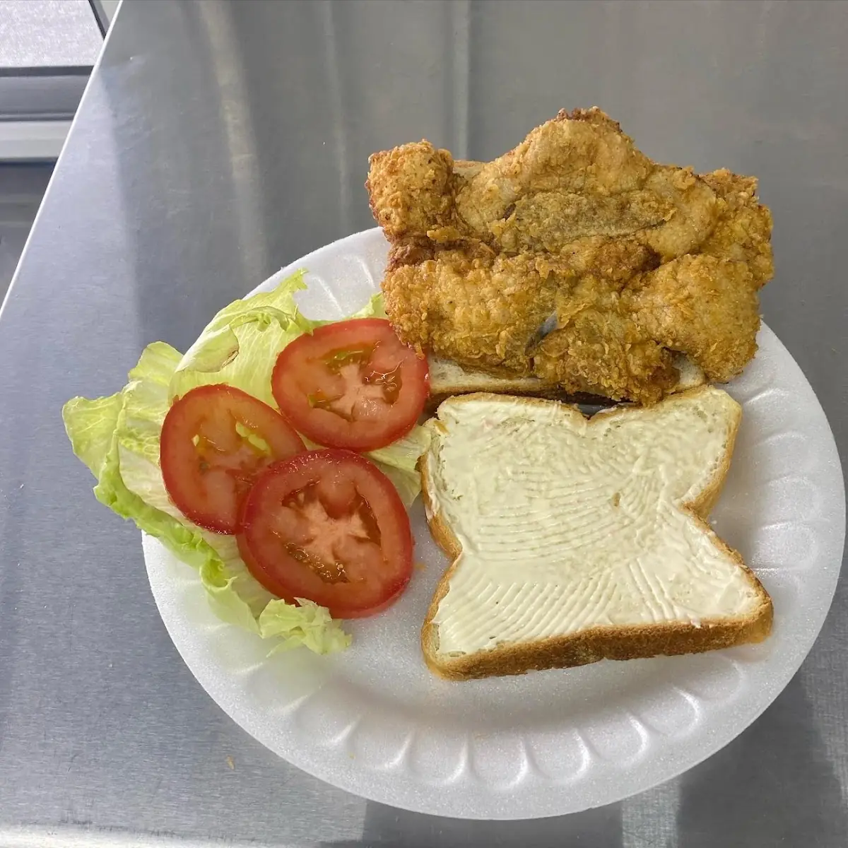 Fried Pork Chop Sandwich